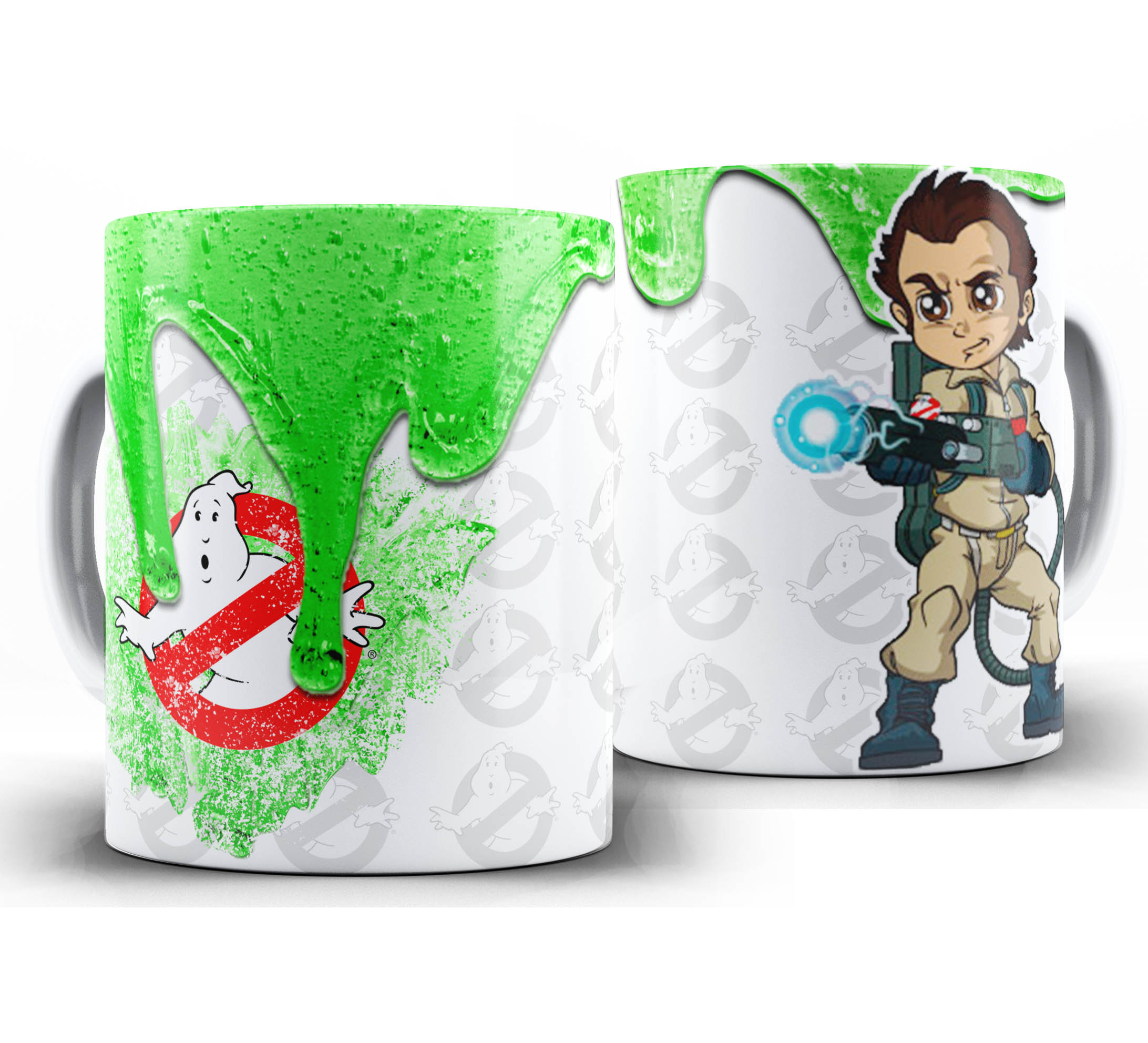 Caneca Filme - Caça Fantasmas Chibi - Peter Venkman